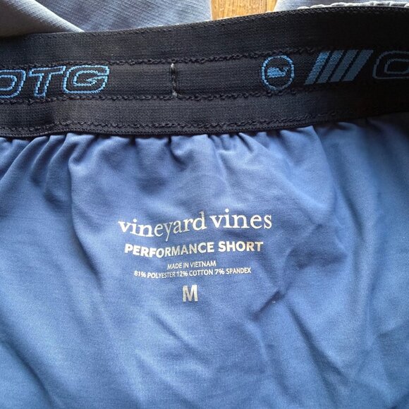 Vineyard Vines Mens Size M Blue On The Go Hybrid Performance Drawstring Shorts - Picture 9 of 11